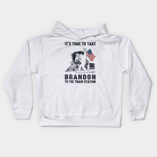 It's Time To Take Brandon Kids Hoodie